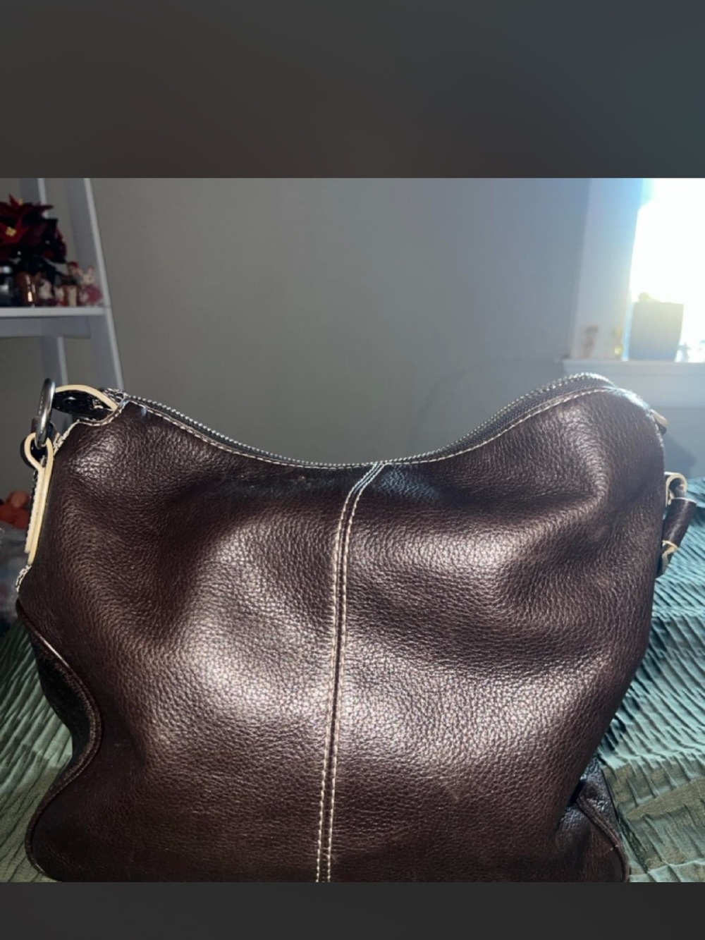 SOLD- Marc Jacob’s Dark Brown Leather Crossbody Bag with Front Pockets - Picture 8 of 8